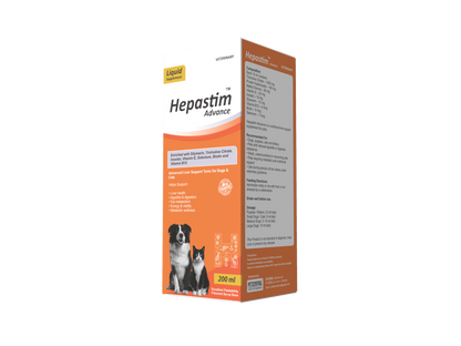 Hepastim Advance Liver Support Tonic for Dogs & Cats - 200 ml