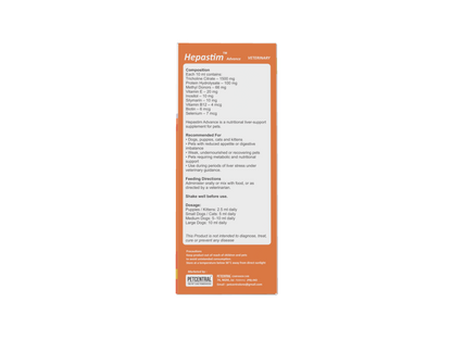 Hepastim Advance Liver Support Tonic for Dogs & Cats - 200 ml