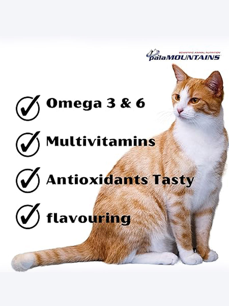 My Beau Vitamin & Mineral Supplement for Cats | Omega 3 & 6, Multivitamins, Antioxidants | Immunity, Coat & Vitality Support | 300 ml Liquid