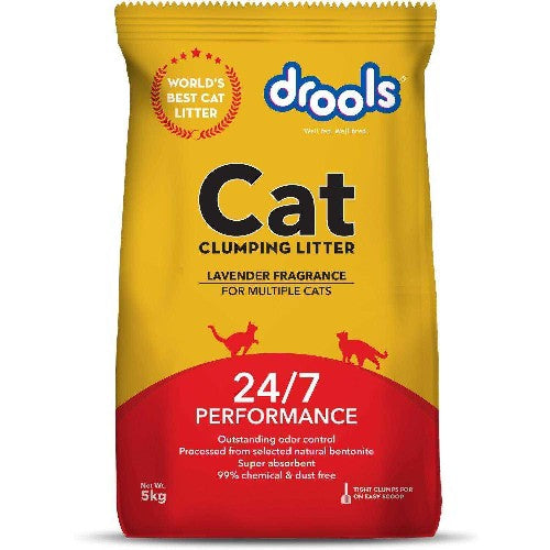 Drools Lavender Scented Clumping Cat Litter