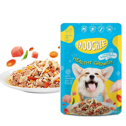 Moochie Healthy Growth With Chicken Gravy Wet Dog Food – 85 g