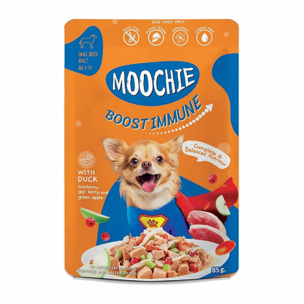 Moochie Boost Immune With Duck Gravy Wet Dog Food – 85 g