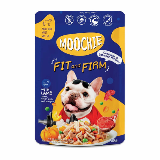 Moochie Fit and Firm With Lamb In Gravy Wet Dog Food – 85 g