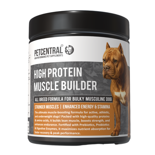 Petcentral® High-Protein Muscle Builder for Dogs – Strength & Recovery Support