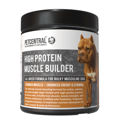 Petcentral® High-Protein Muscle Builder for Dogs – Strength & Recovery Support