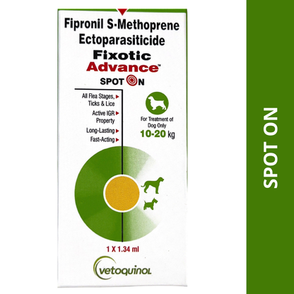 Vetoquinol Fixotic Advance Spot on for dogs