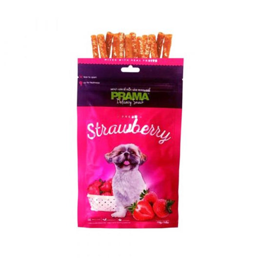 PRAMA FRESH STRAWBERRY DOG TREATS 70G (COMBO PACK OF 2)