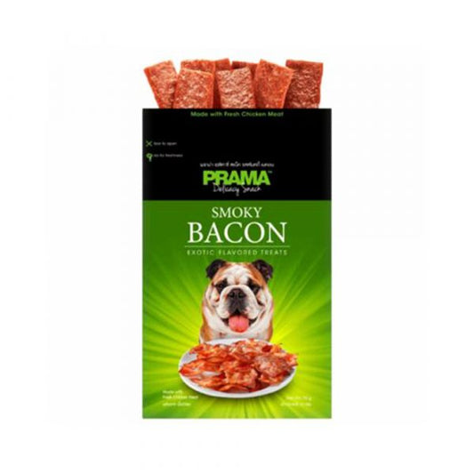 PRAMA SMOKY BACON DOG TREATS 70G (COMBO PACK OF 2)