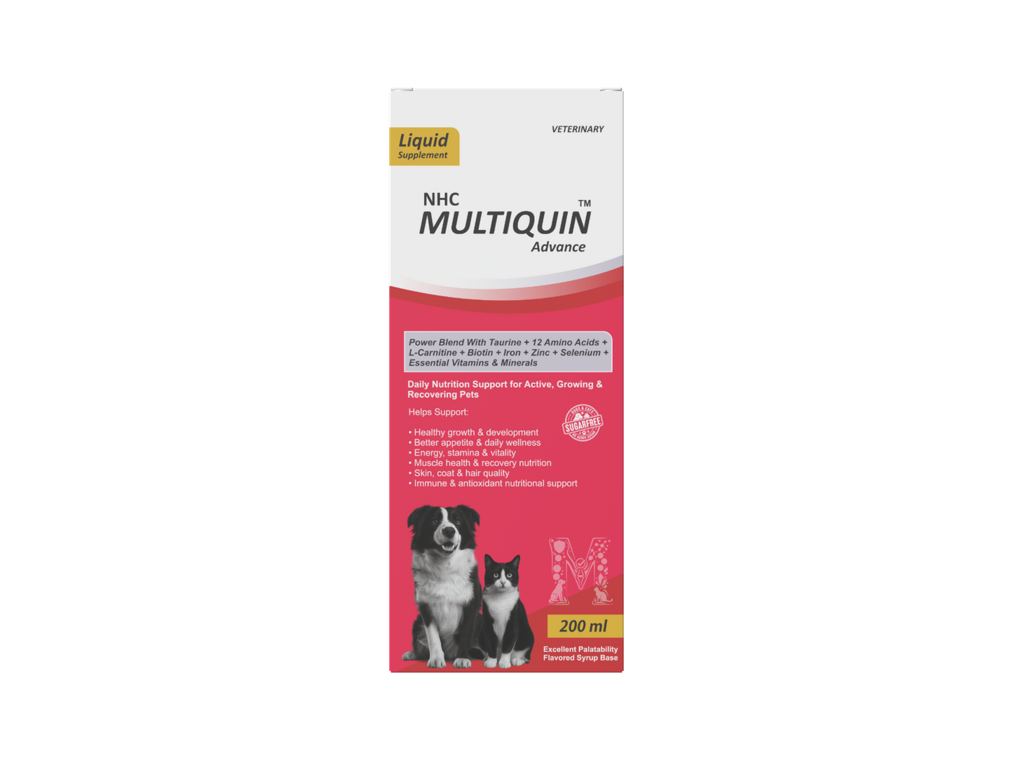 NHC Multiquin Advance Multivitamin for Dogs & Cats - 200 ml
