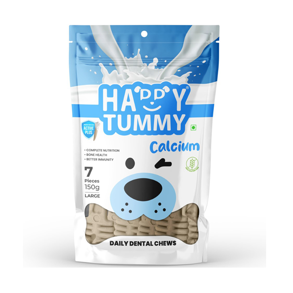 Happy Tummy Calcium Flavour Dogs Treat | Smartypet Pet Products