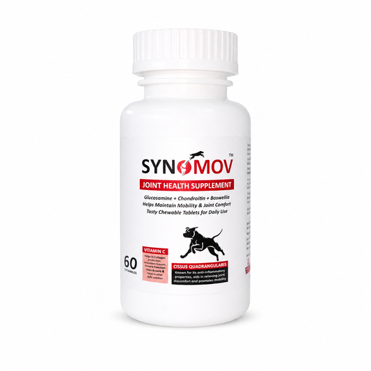 Synomov Joint Health Chewables for Dogs & Cats - 60 chewable tablets