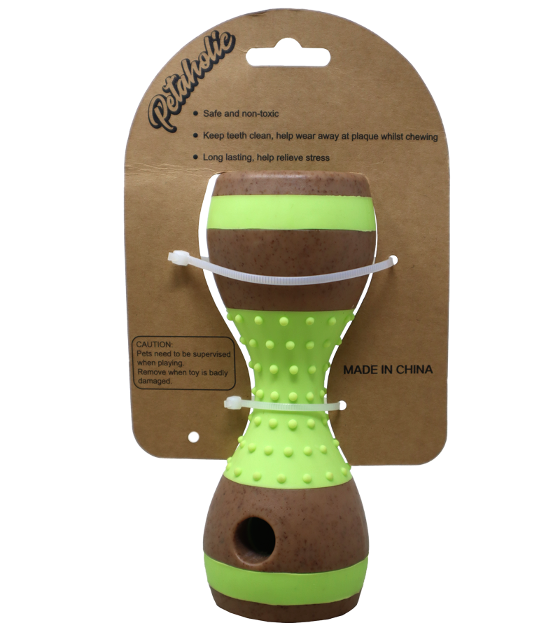 Petaholic Durable Chew Toy - Dual Colour Drum