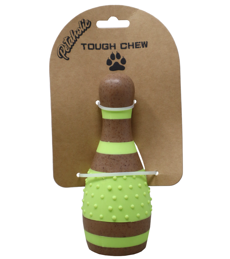 Petaholic Durable Chew Toy - Dual Colour Bottle