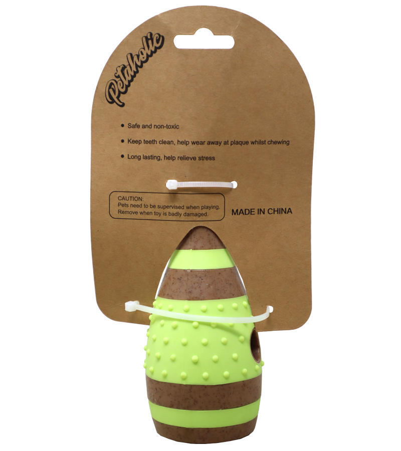 Petaholic Durable Chew Toy - Dual Colour Bottle