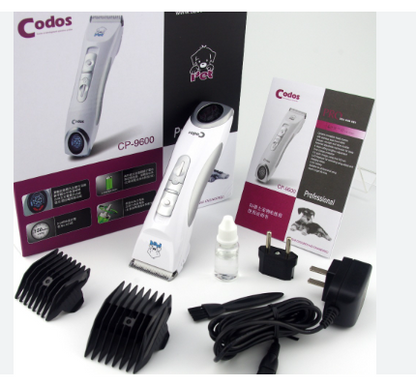 Codos CP-9600 Professional Rechargable Pet Dog/Cat Clipper Trimmer