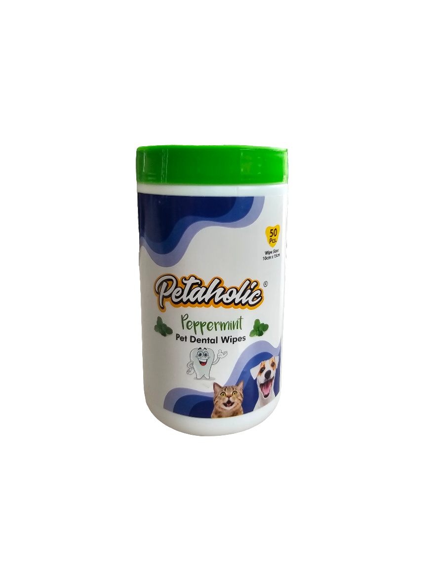 Petaholic Pet Dental Wipes Peppermint (50 pc)