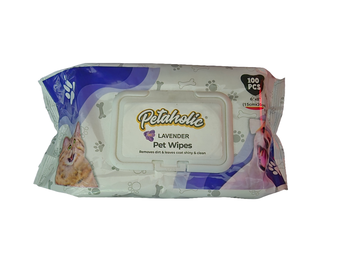 Petaholic Tissue Pet Wipes (100pc)