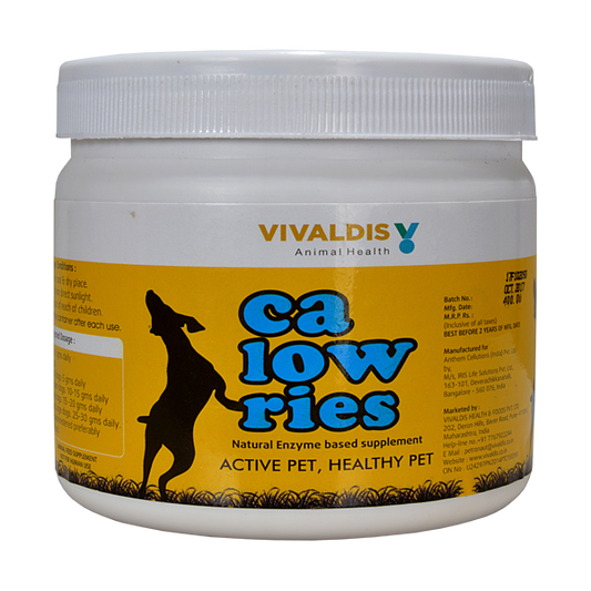CALOWRIES Natural Enzyme Fat Reducer Supplement for dogs & cats - Pet Central