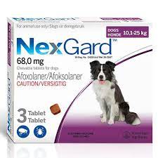 Nexgard Chewable Tablet | Kill Ticks | Fleas | Lice | (Pack of 3 Tablets)