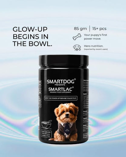 SMARTDOG SmartLac Puppy Weaning Food Supplement, Banana Flavour, 500 g