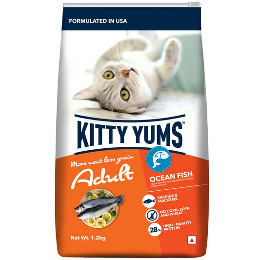 Kitty Yums Ocean Fish Persian Dry Cat Food