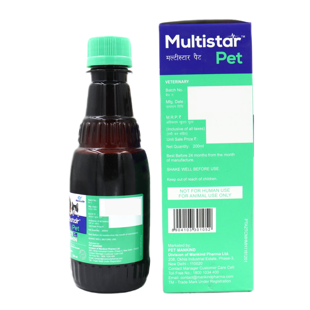 Multistar Cat Multistar Pet Syrup (200ml) – Pet Central