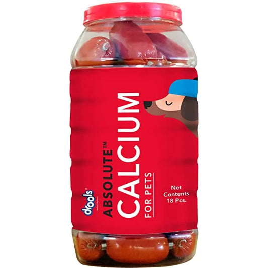 Absolute Calcium Sausage 18 Pcs Jar - Pet Central