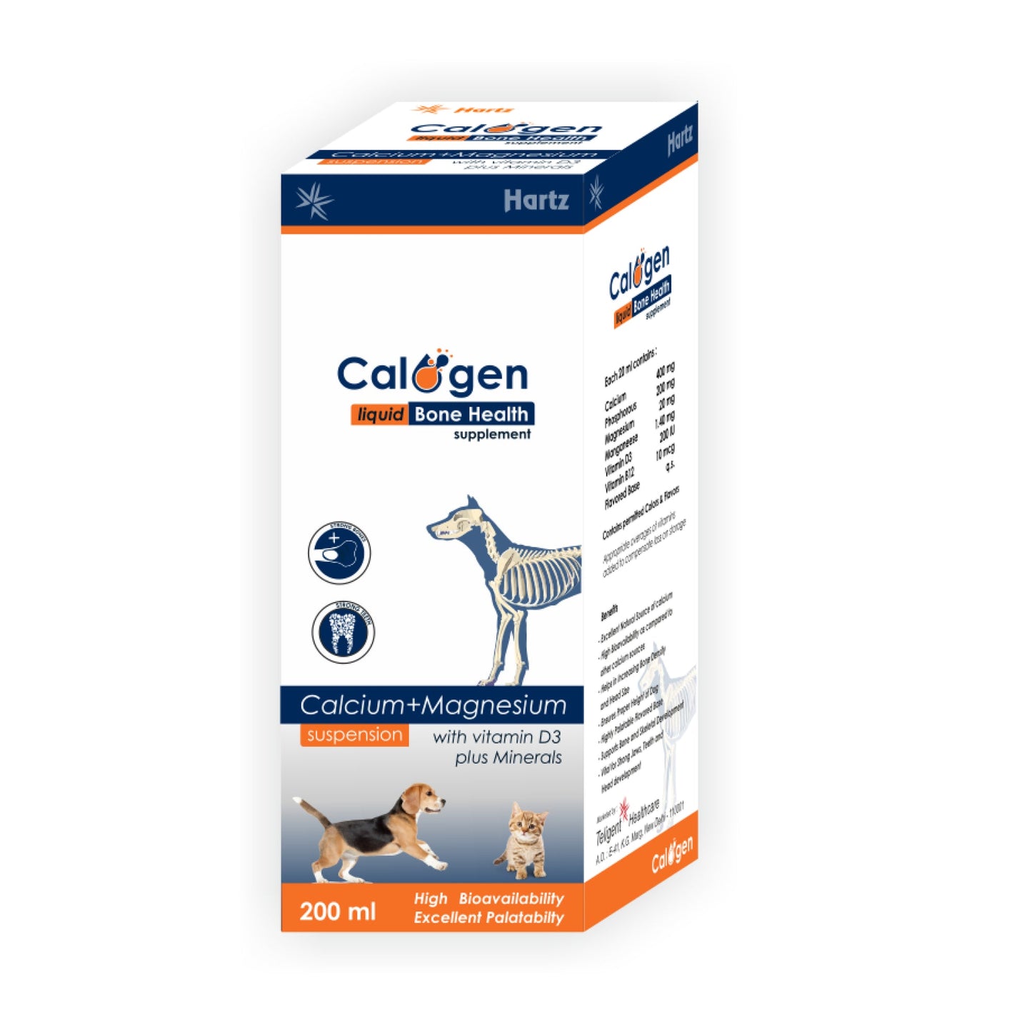 Calogen Calcium Suspension 200 ml - Pet Central