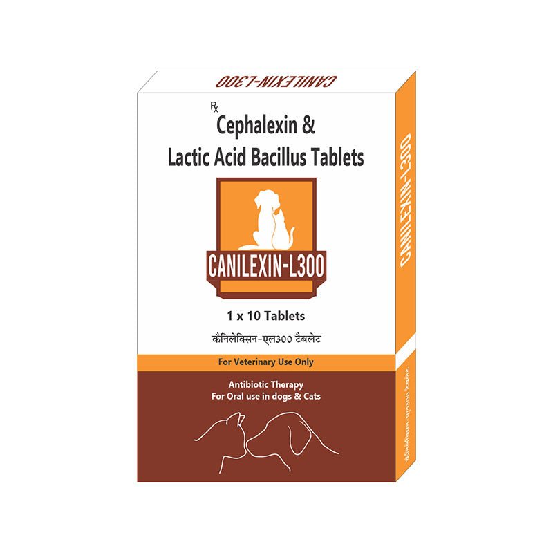 CANILEXIN-L 300 TABLET 1*10 Strip - Pet Central