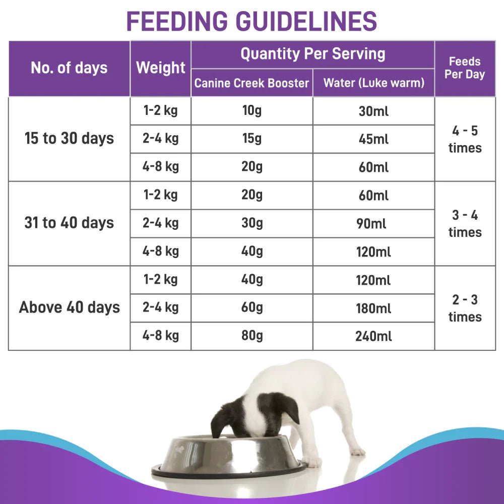 Canine Creek Pup Booster 300gm - Pet Central