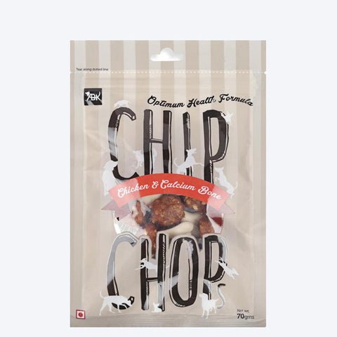 Chip Chops Chicken & Calcium Bone, 70 gm - Pet Central