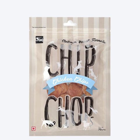 Chip Chops Chicken Chips Coins, 250 gm - Pet Central