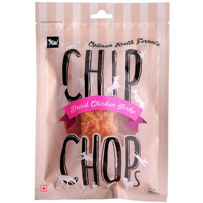 Chip Chops Sun Dried Chicken Jerky, 250 gm - Pet Central