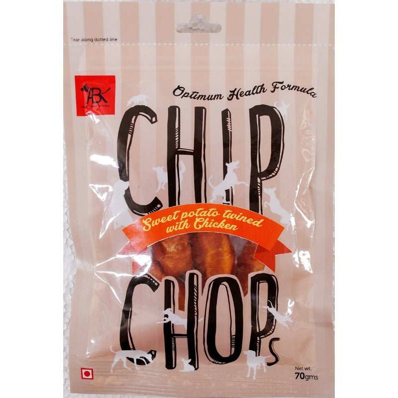 Chip Chops Sweet Potato Chicken, 70 gm - Pet Central