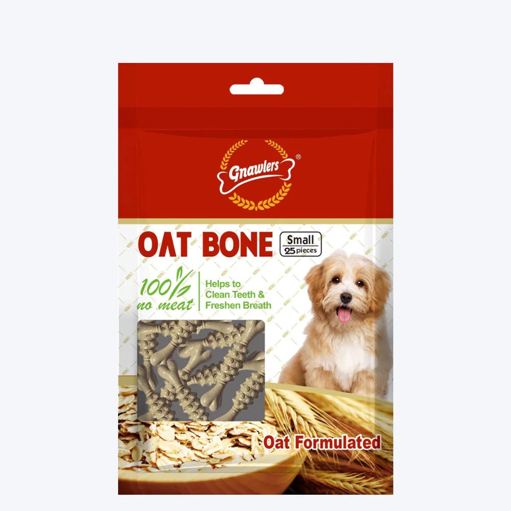 Dental Pure Gnawlers Oat Bone - Pet Central