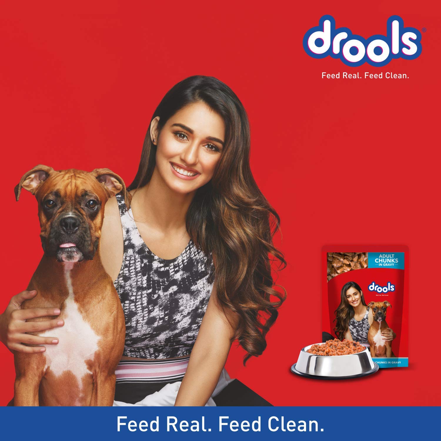 Drools Adult Wet Dog Food Real Chicken and Chicken Liver Chunks