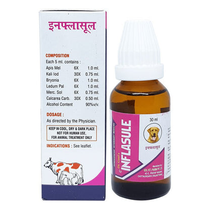 Inflasule Homeopathic Drops 20 ml - Pet Central