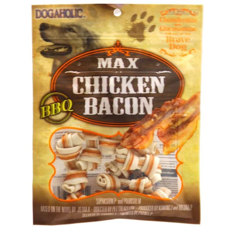 Max Chicken Bacon Bone BBQ, 10 Pieces - Pet Central