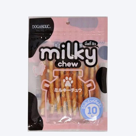 Milky Chew Chicken Stick Style, 10 pieces - Pet Central