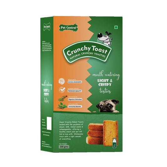 PetCentral® Crunchy Toast Vegetarian - Pet Central