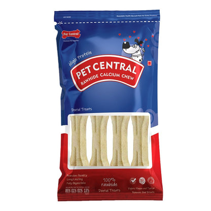 PetCentral® Rawhide Bones 5" x 6 pcs - Pet Central