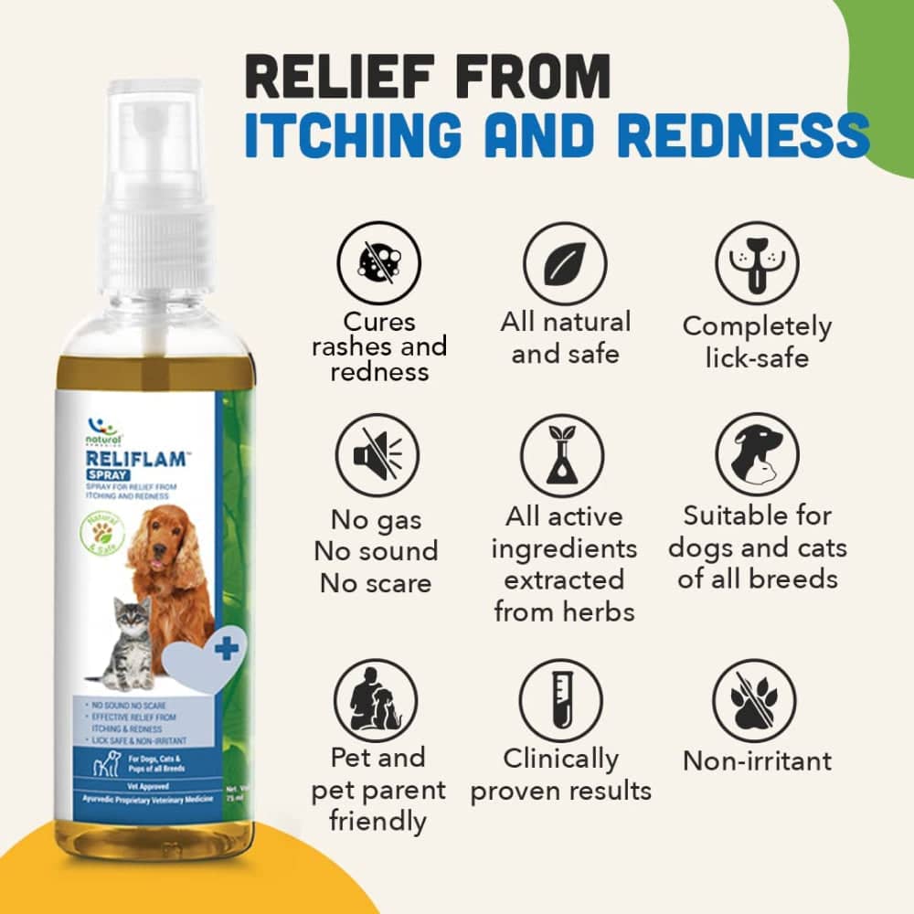 Reliflam Spray - Itch Relief Spray - Pet Central