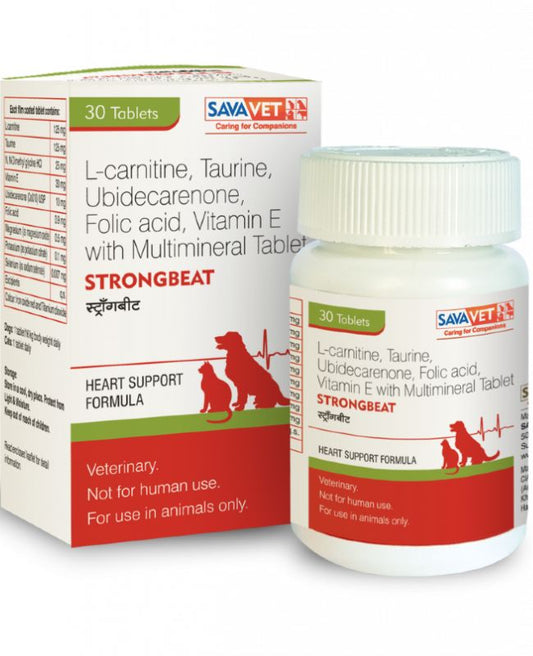 Sava Strongbeat Tablets 30s - Pet Central