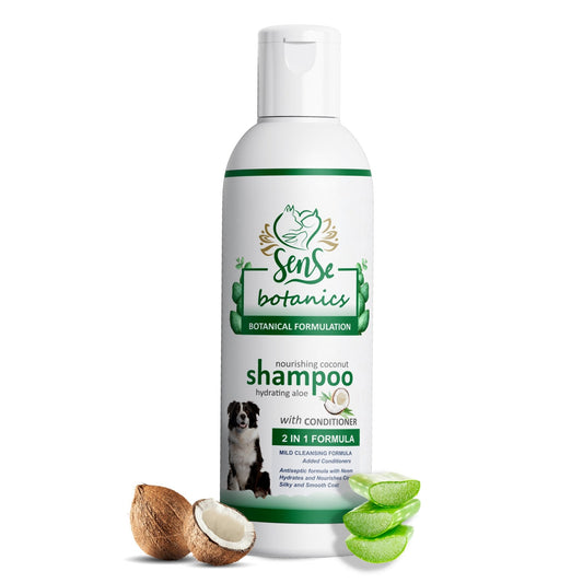 Sense Botanics™ Nourishing Coconut & Aloe Shampoo 200 ml - Pet Central
