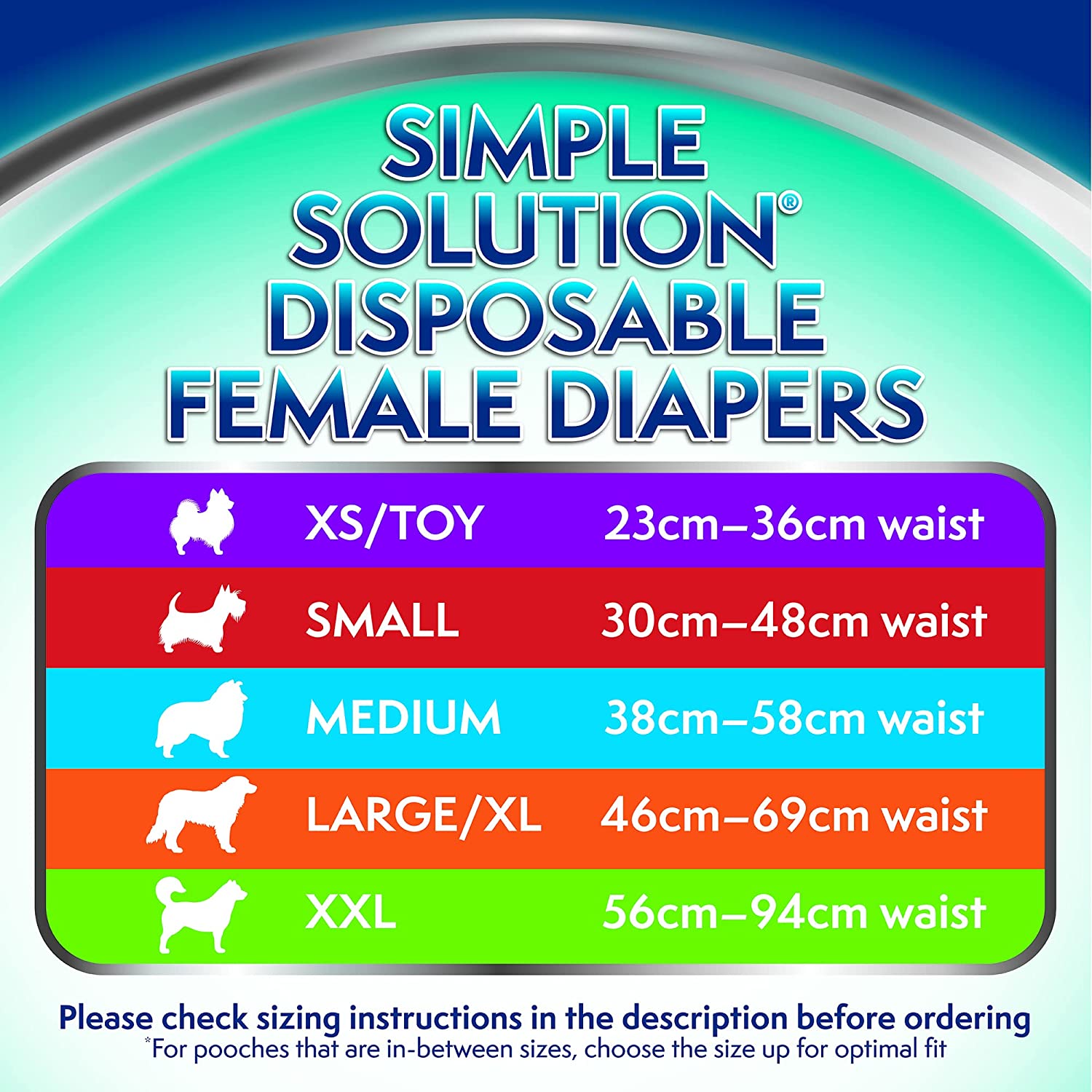 Simple Diaper Simple Solution disposable diapers (Medium, 12 pack) - Pet Central