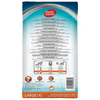 Simple Solution disposable diapers (XL,12 pack) - Pet Central