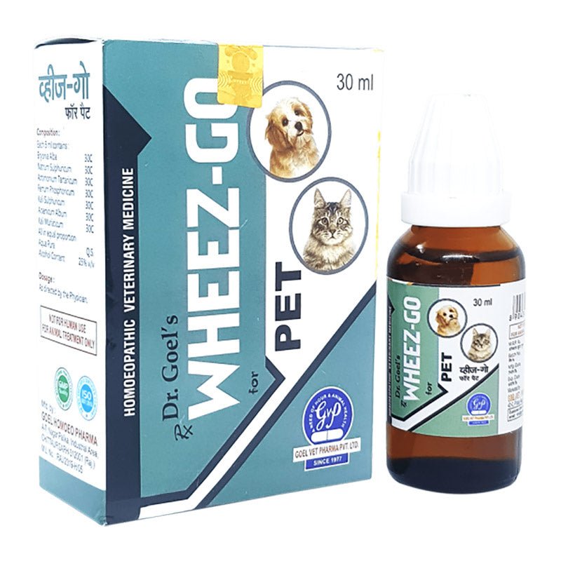 Wheez Go Homeopathic Drops 20 ml - Pet Central